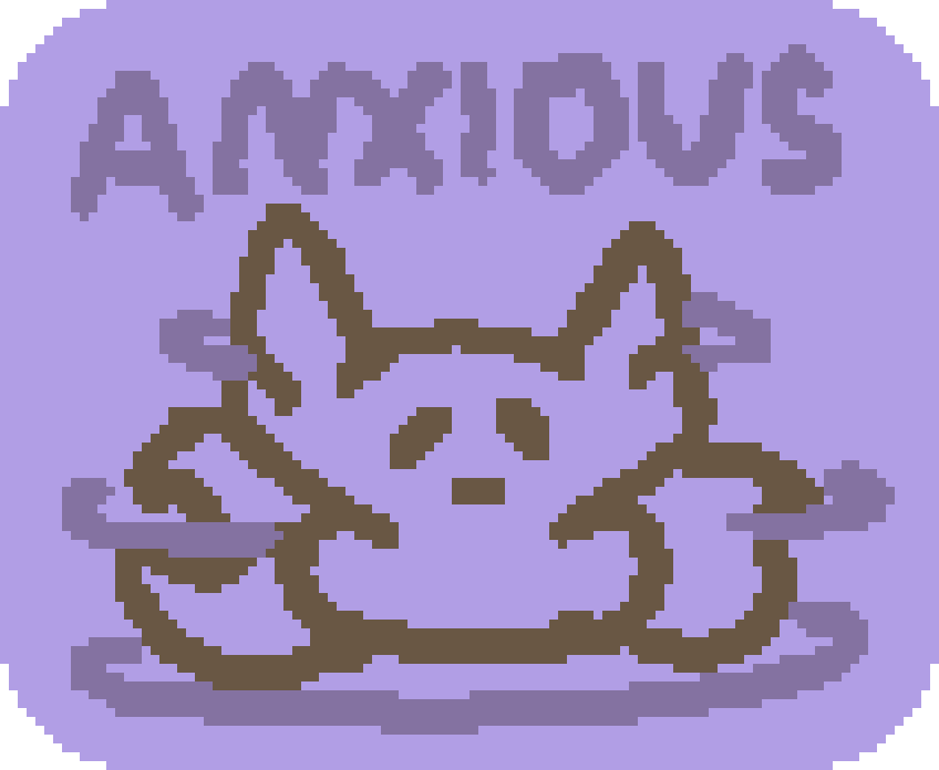 anxious beefox with purple rings around star