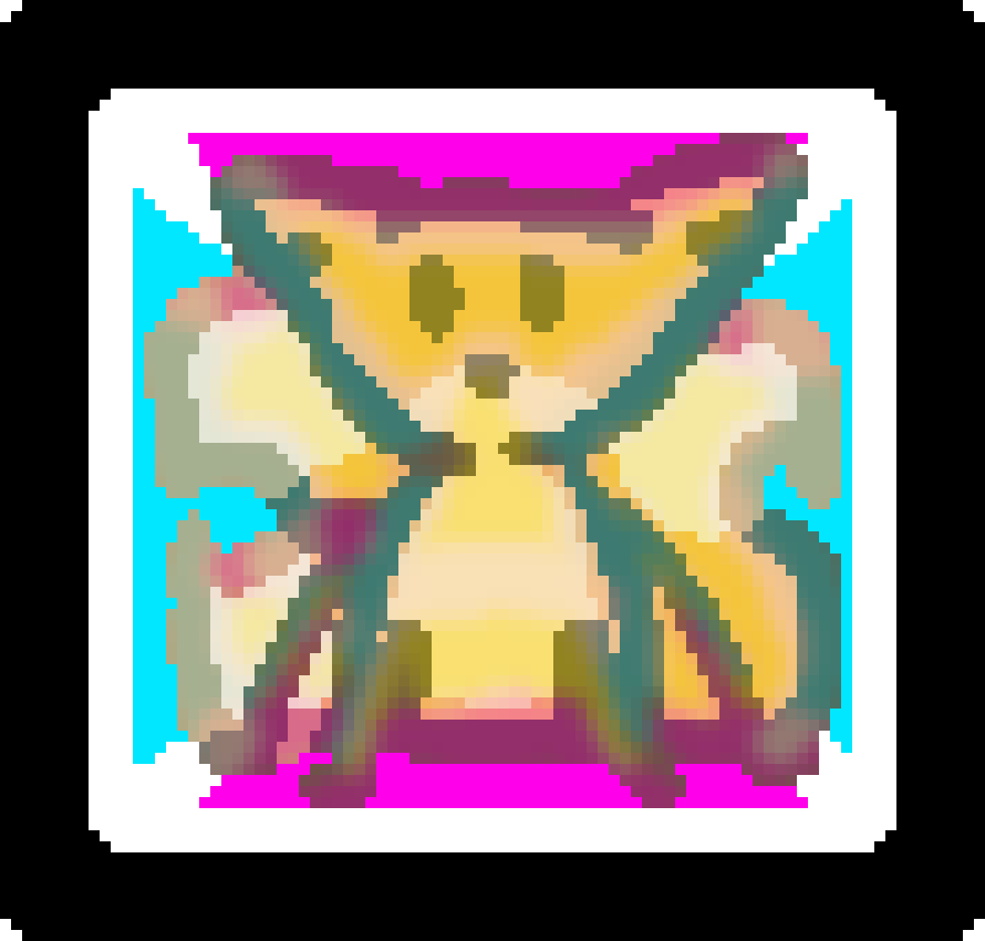 beefox in a box with the light of each pair of walls and roof/floor reflected back onto star