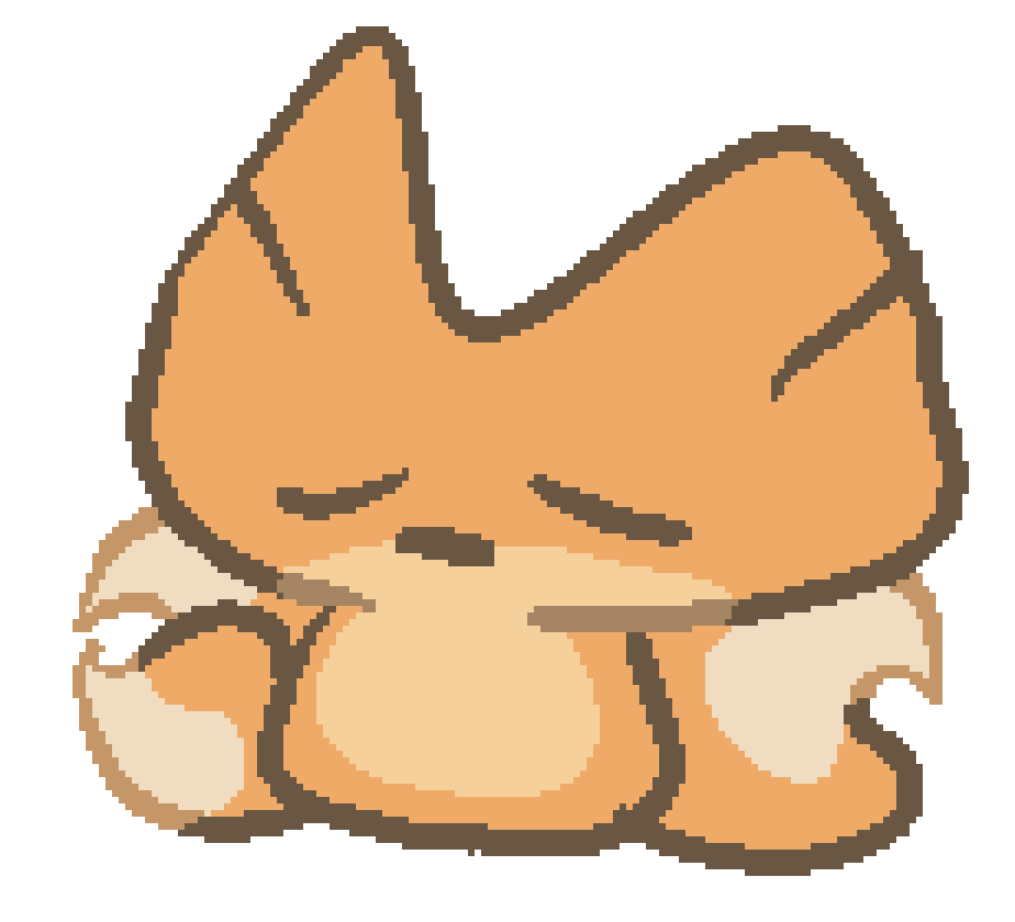 bee, looking extra rounded and bloblike