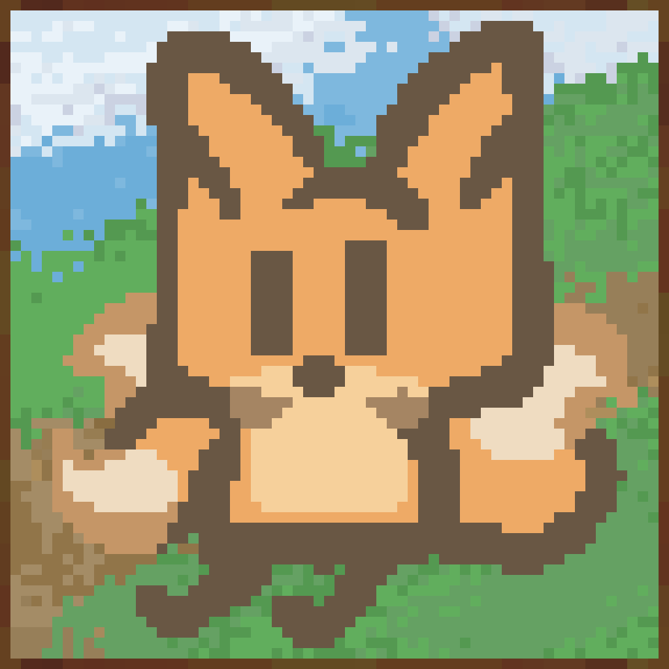 bee sitting on grass on a slightly cloudy day, with a more squarish head and body
