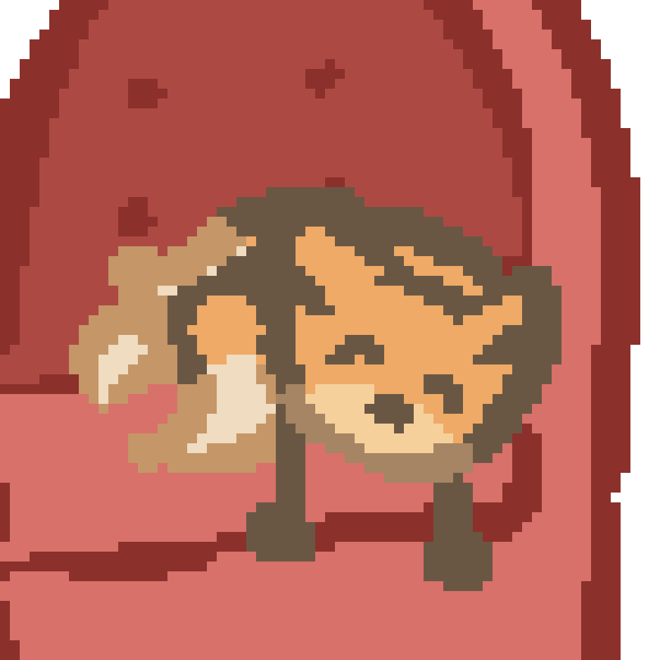 bee laying weirdly across the arm of an armchair