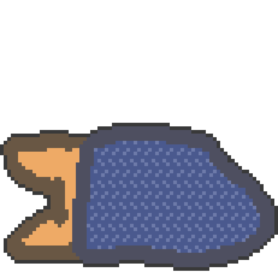 bee wrapped up cozily taking a nap