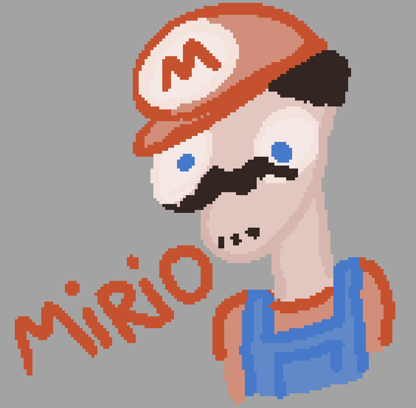 a knock off mario named mirio