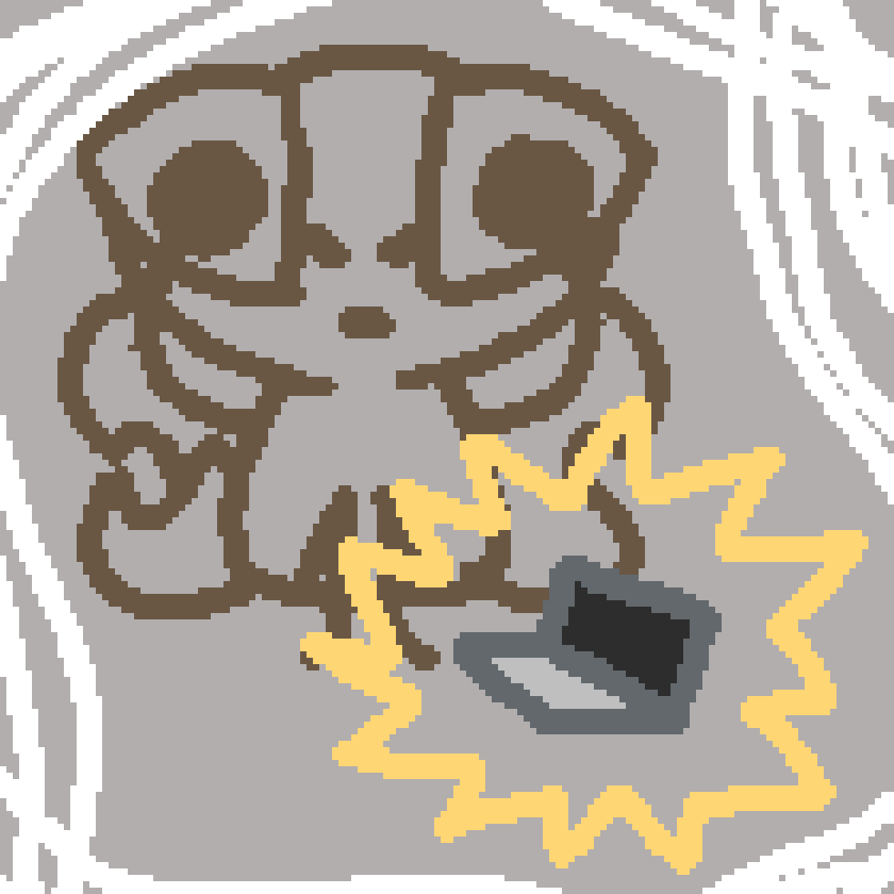 bee covering star ears as star laptop makes a cacophony