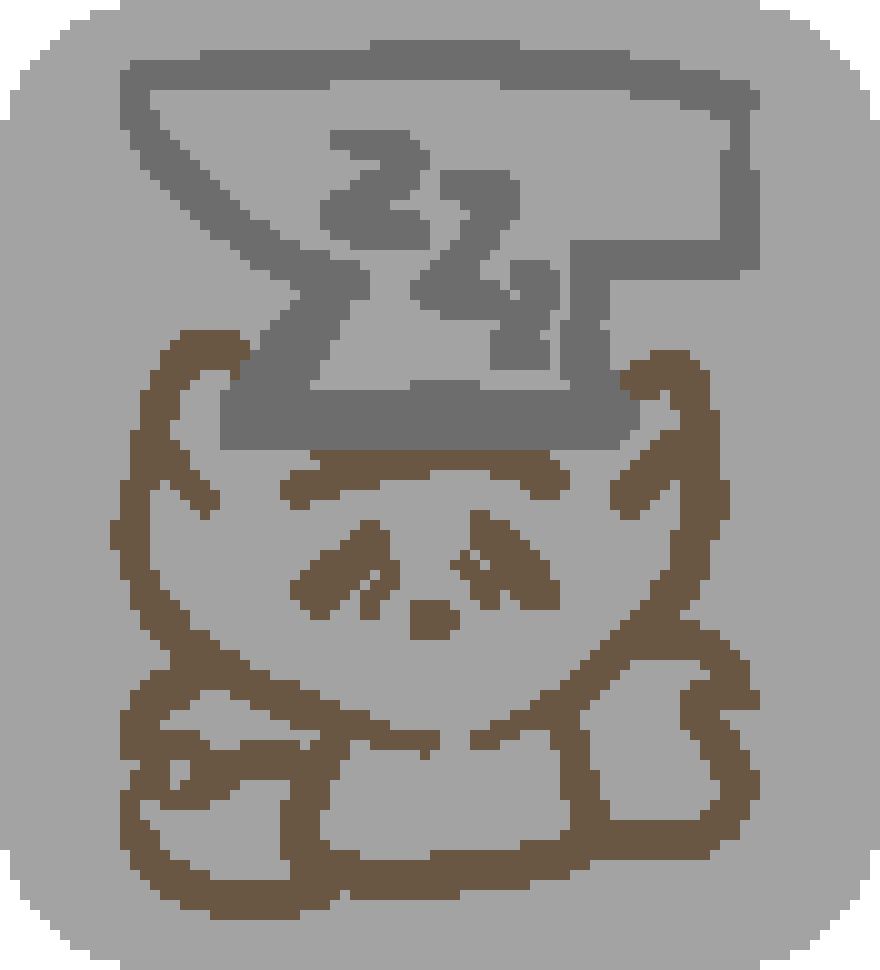 bee with an anvil reading zzz on star head