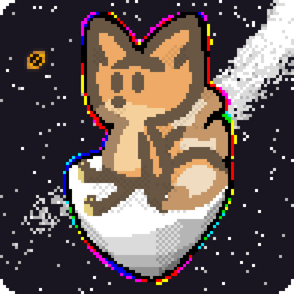 bee floating through space on a white rock surrounded by neon energy, with a galaxy and a black hole in the background