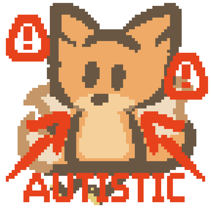 bee with alert signs and arrows pointing to star informing you that star is autistic