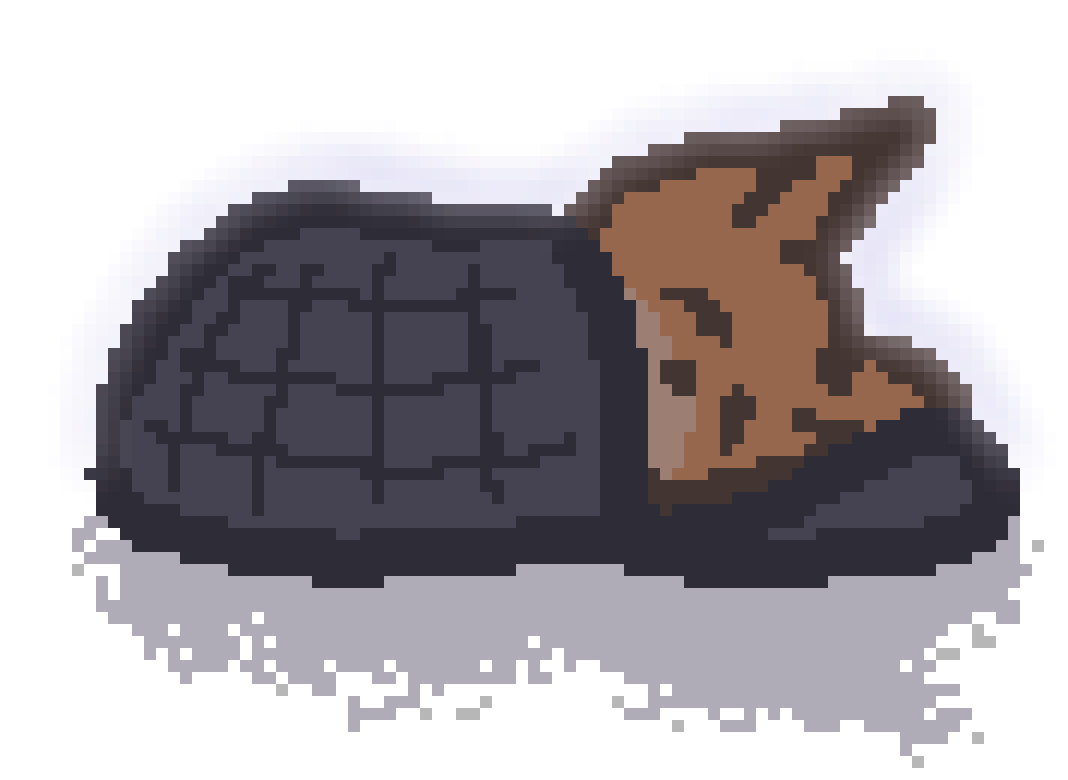 bee wrapped up in a blanket sleeping happily, with a moonglow behind star