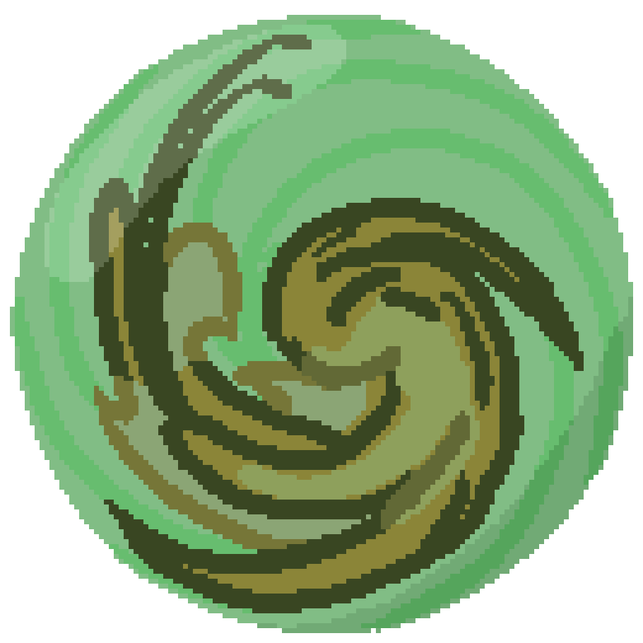 soweli Pi li insa sike laso. soweli li selo laso kin. soweli li nasa jaki 