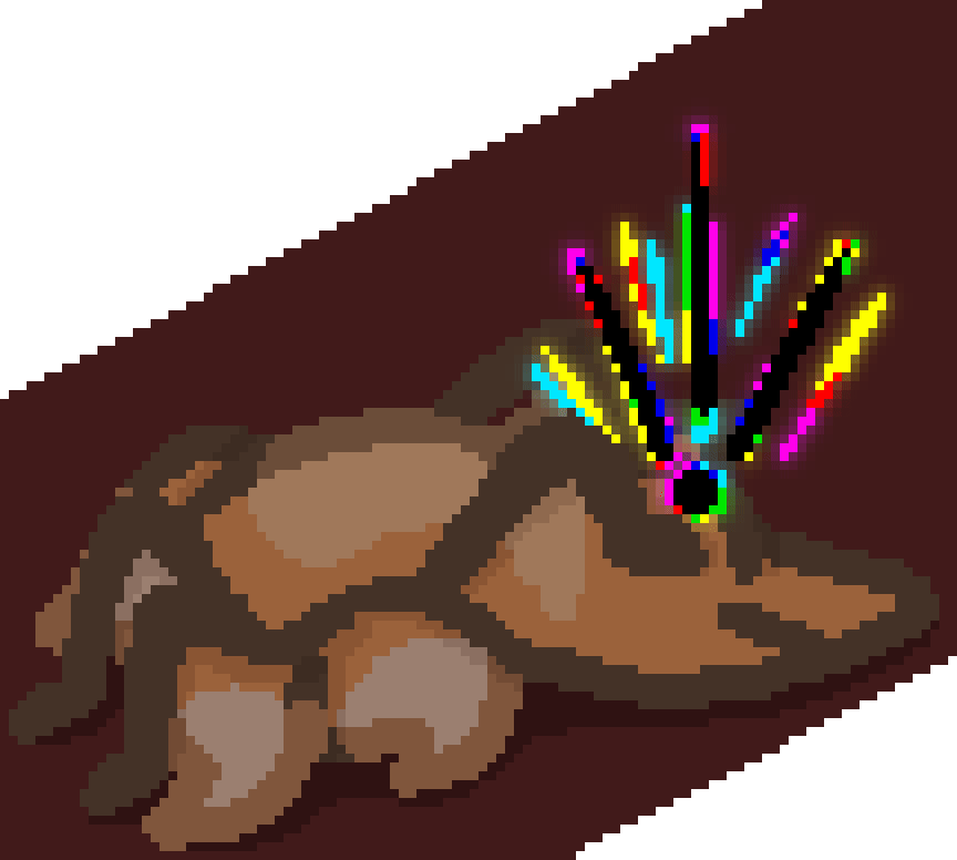 bee arching star back in pain as an explosion of energy emanates from star forehead