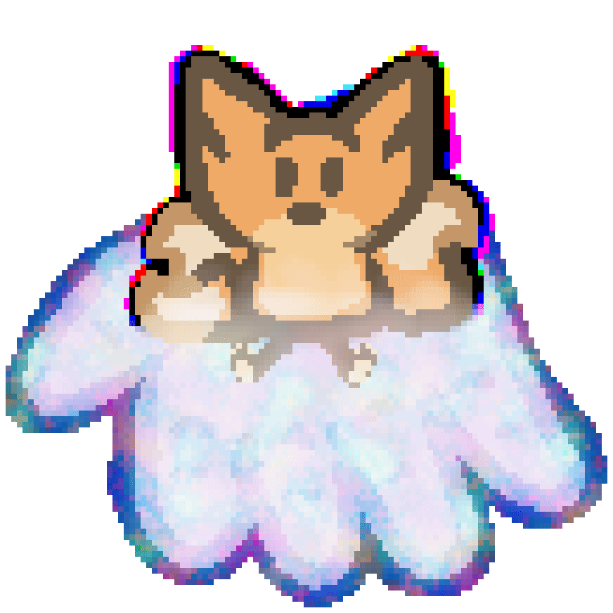 bee sitting on a translucent glowing hand