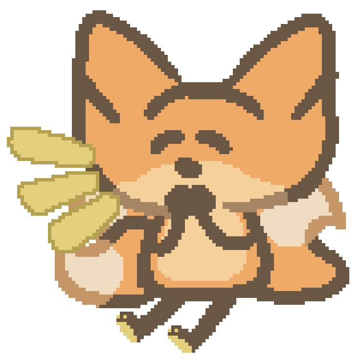 bee giggling happily