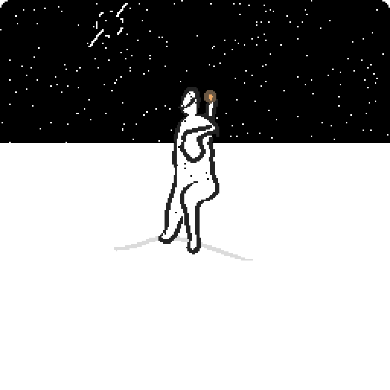 bee being pitched and hit by unknowable entites in a baseball game on an infinite white plane in space. 