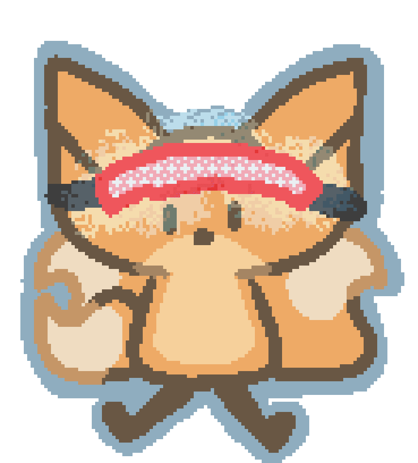 bee with three different coloured icepack headbands swapping out on star forehead