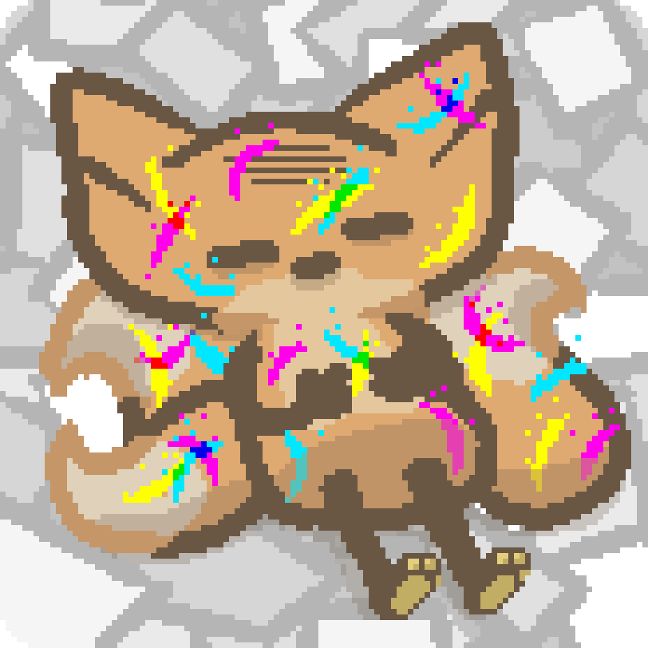 soweli [Pi] li supa lon lipu. selo li jo kipisi ale pi loje jelo laso