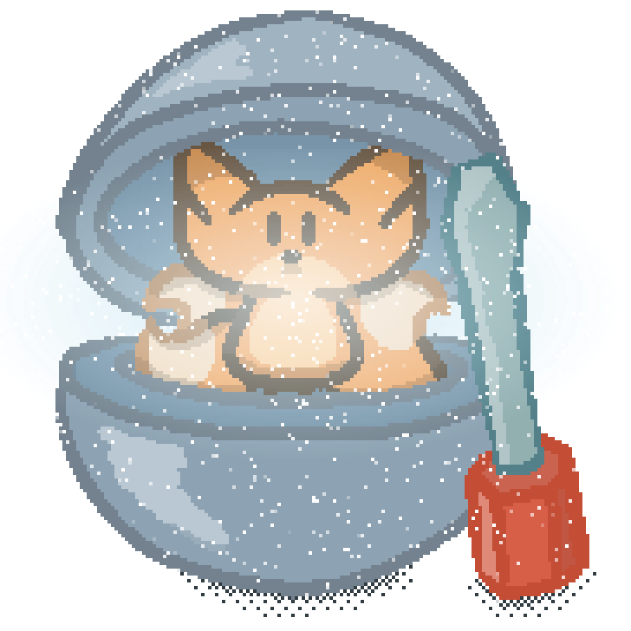 bee in the center of the demon core. radiation markers in the image are present