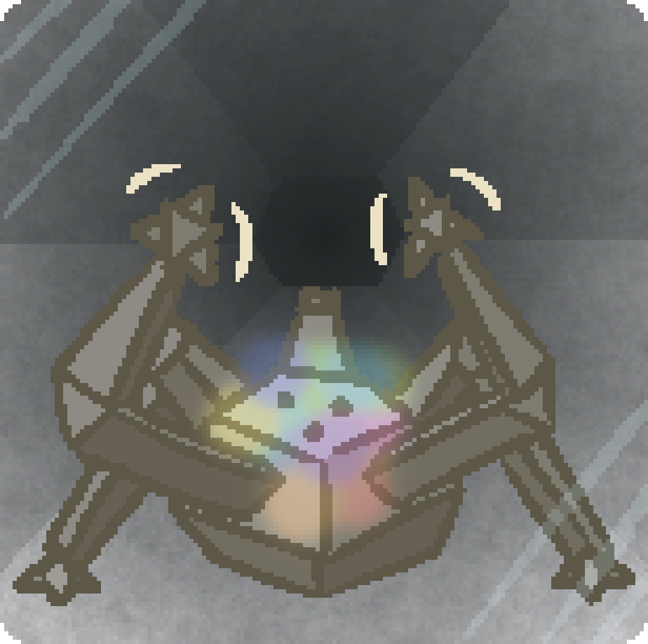 an alien creature with a pentagonal body, and 5 arms. three of its arms are planted on the ground and two are waving in the air. it is making music