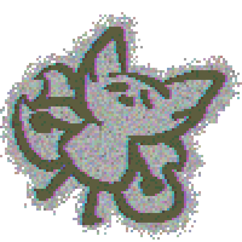 sitelen soweli Pi li oko ante ike