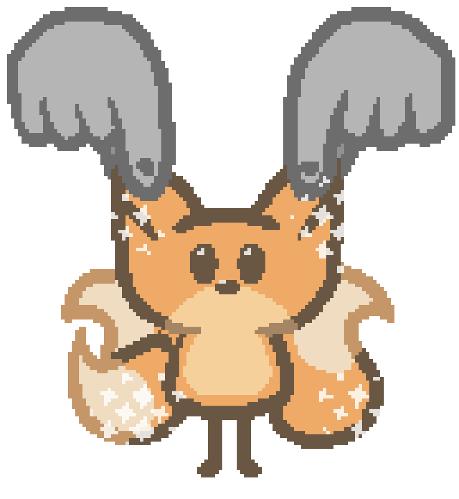 bee being held by the ears swaying back and forth