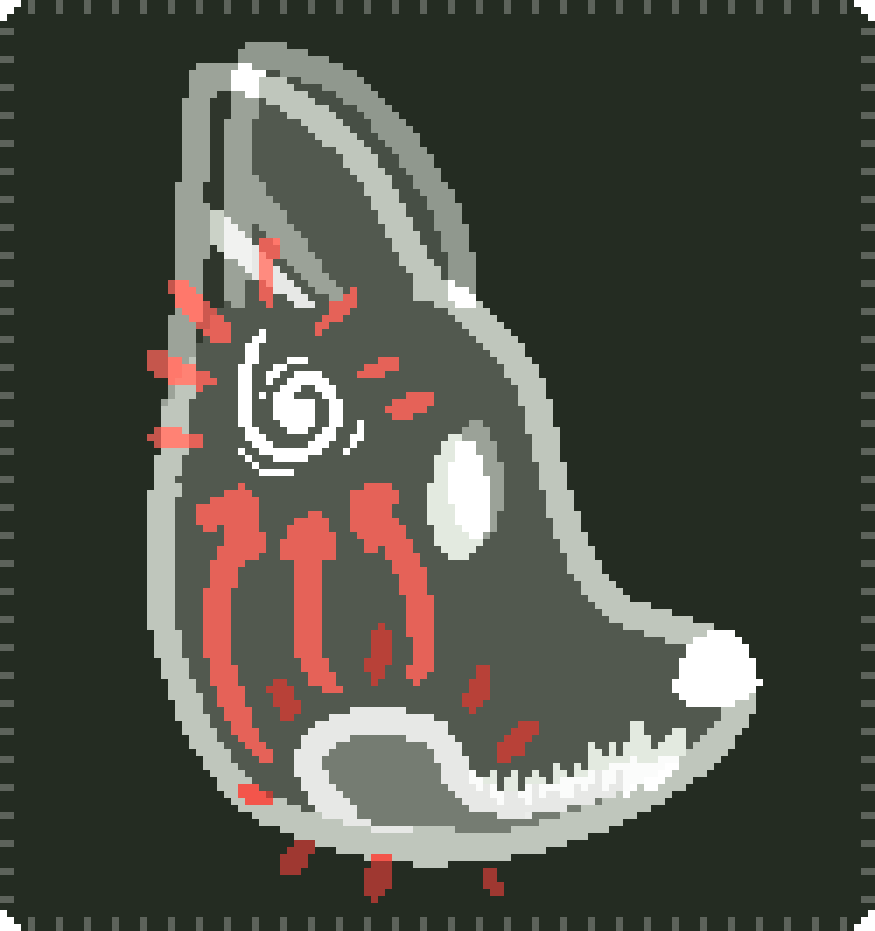 sitelen kon pi soweli Pi. uta soweli Pi li loje. loje li tawa kute 